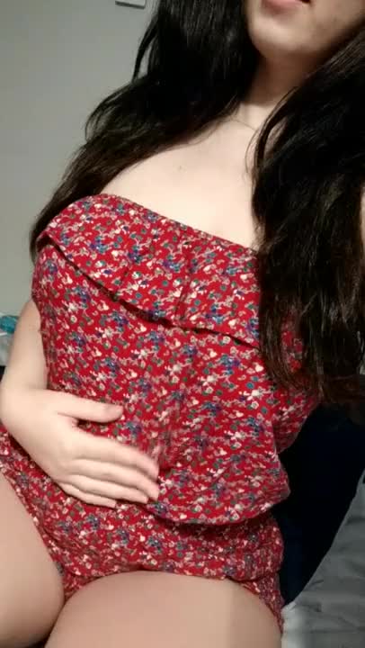 Naughty Girl Slowly Shows Her Boobs!