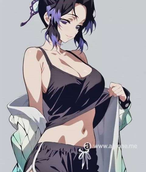 Shionobu taking her clothes off for you 😉 [AI] (www.anione.me)