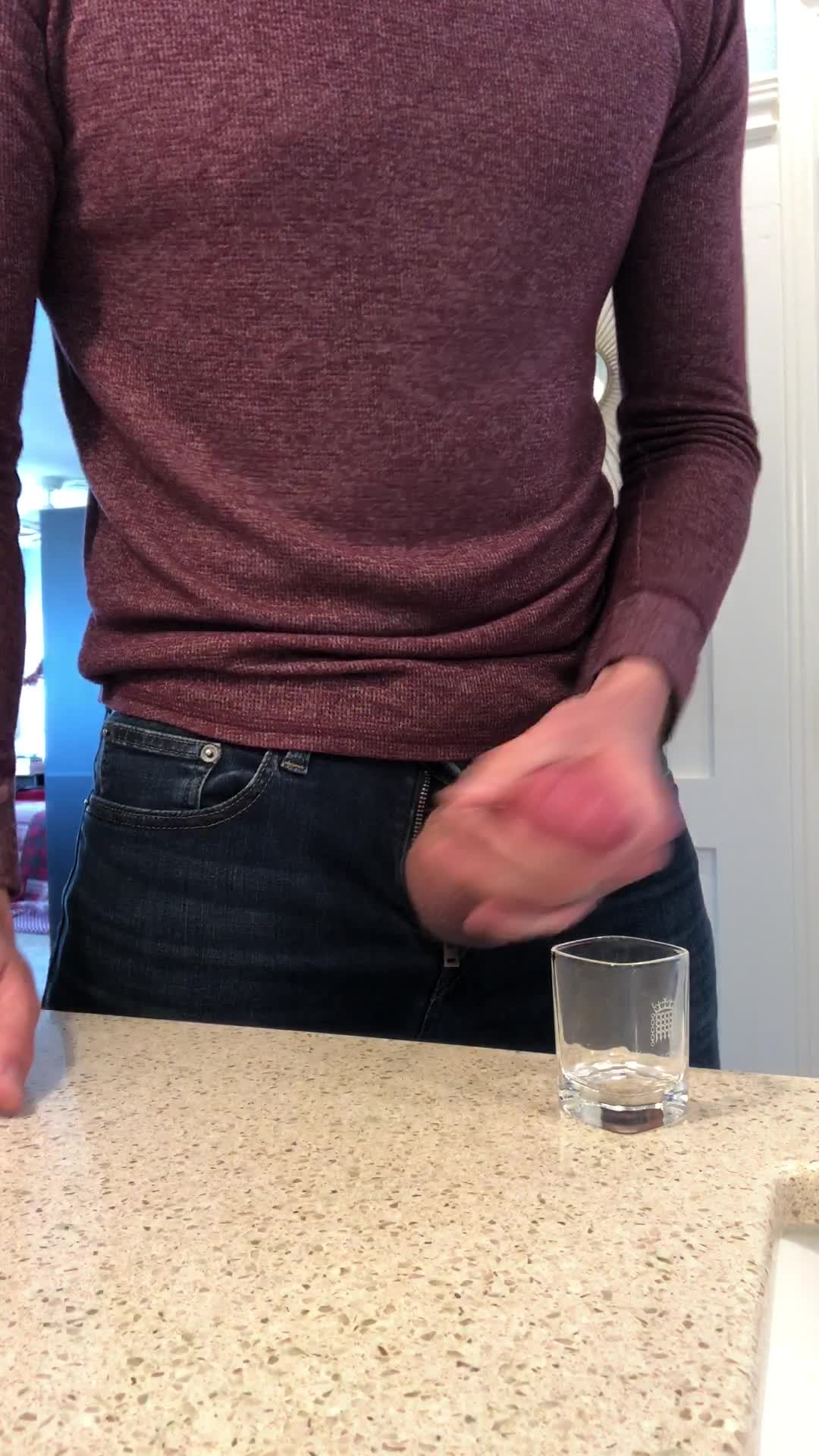 Overshot the shot glass
