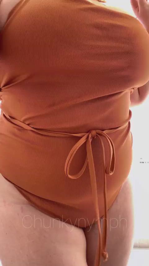 Just a chubby mum in a swimsuit!