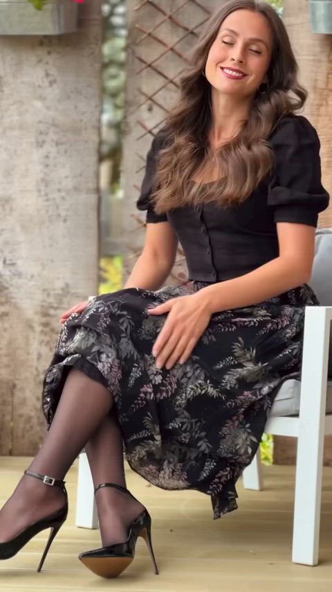 My heart fluttered in my chest, an unwipable smile from my painted lips. I adjusted the hem of my skirt to cross my legs, enjoying the friction of nylon on nylon as James approached. “Ryan?” He asked a raised eyebrow, damn how’d he guess! (More Below)