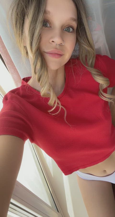 Cute face, cock ready to destroy
