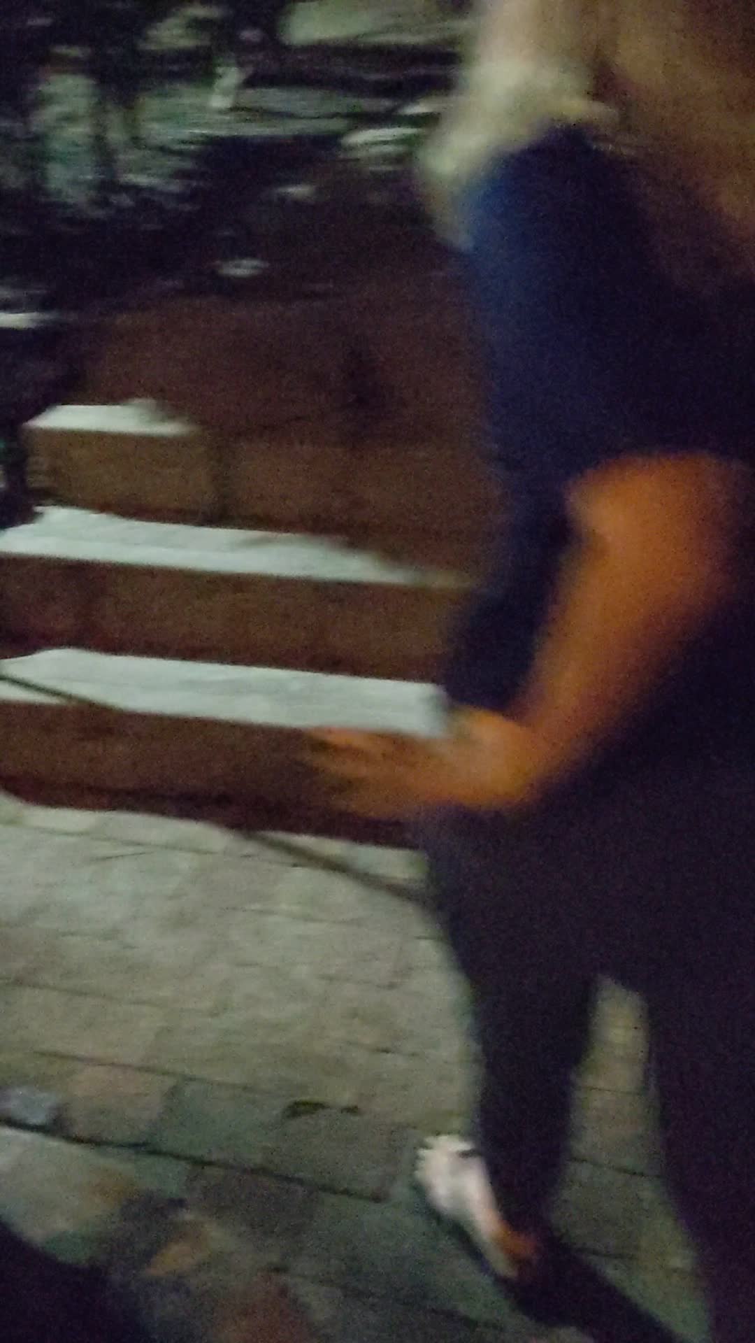 Flashing in the courtyard