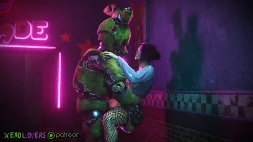Jane gets fucked by Springtrap! (Xeno Lovers)