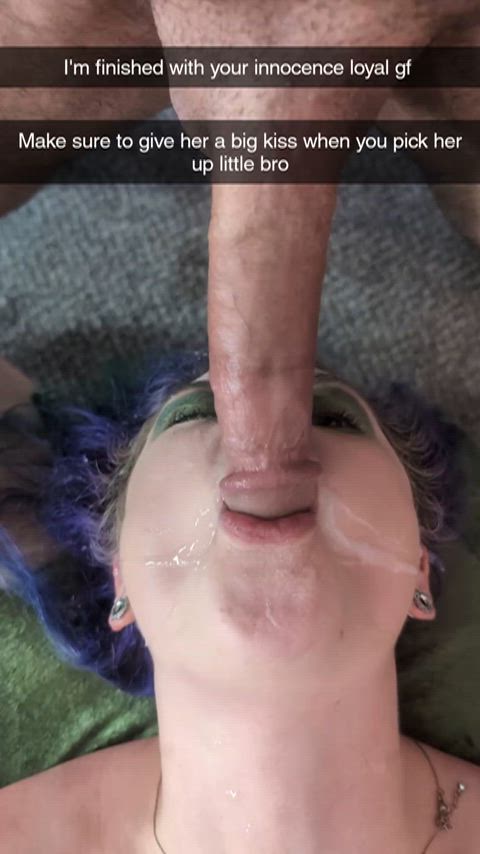 You shouldn't of let your innocent, loyal girlfriend come my party all by herself, little bro.