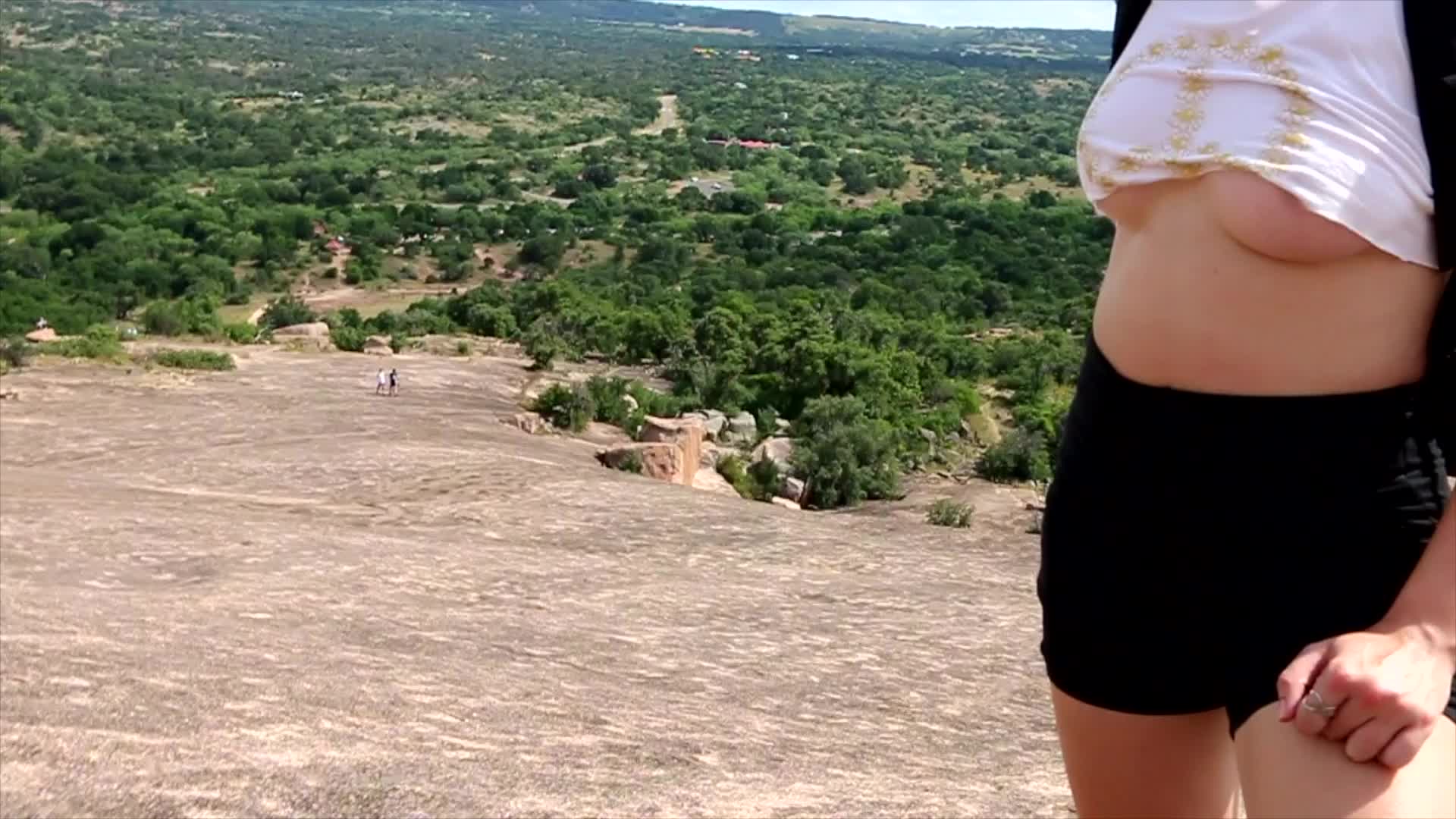 The view from up here is nice