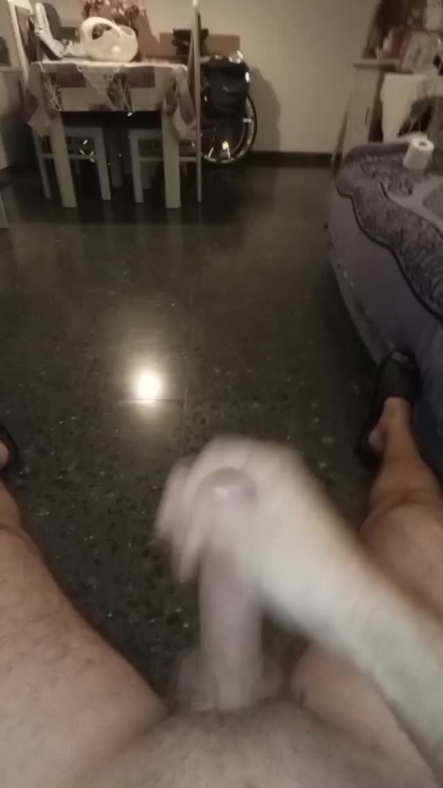 Just relaxing in the sofa with my nice cock