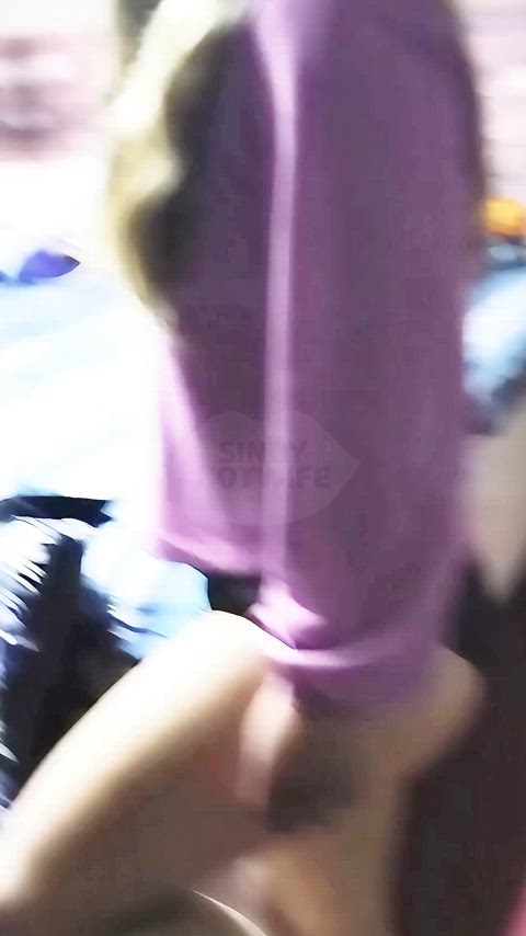 I get home and my wife is waiting for me with a surprise, she's just had sex with a friend of mine and has fresh semen in her pussy, like a good cuckold I'm going to clean it up!