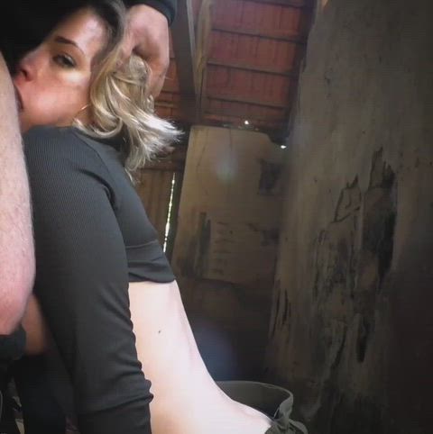 That's all you are good for. Being a throat pussy