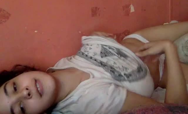 Big Breasted Girl Teasing on Cam