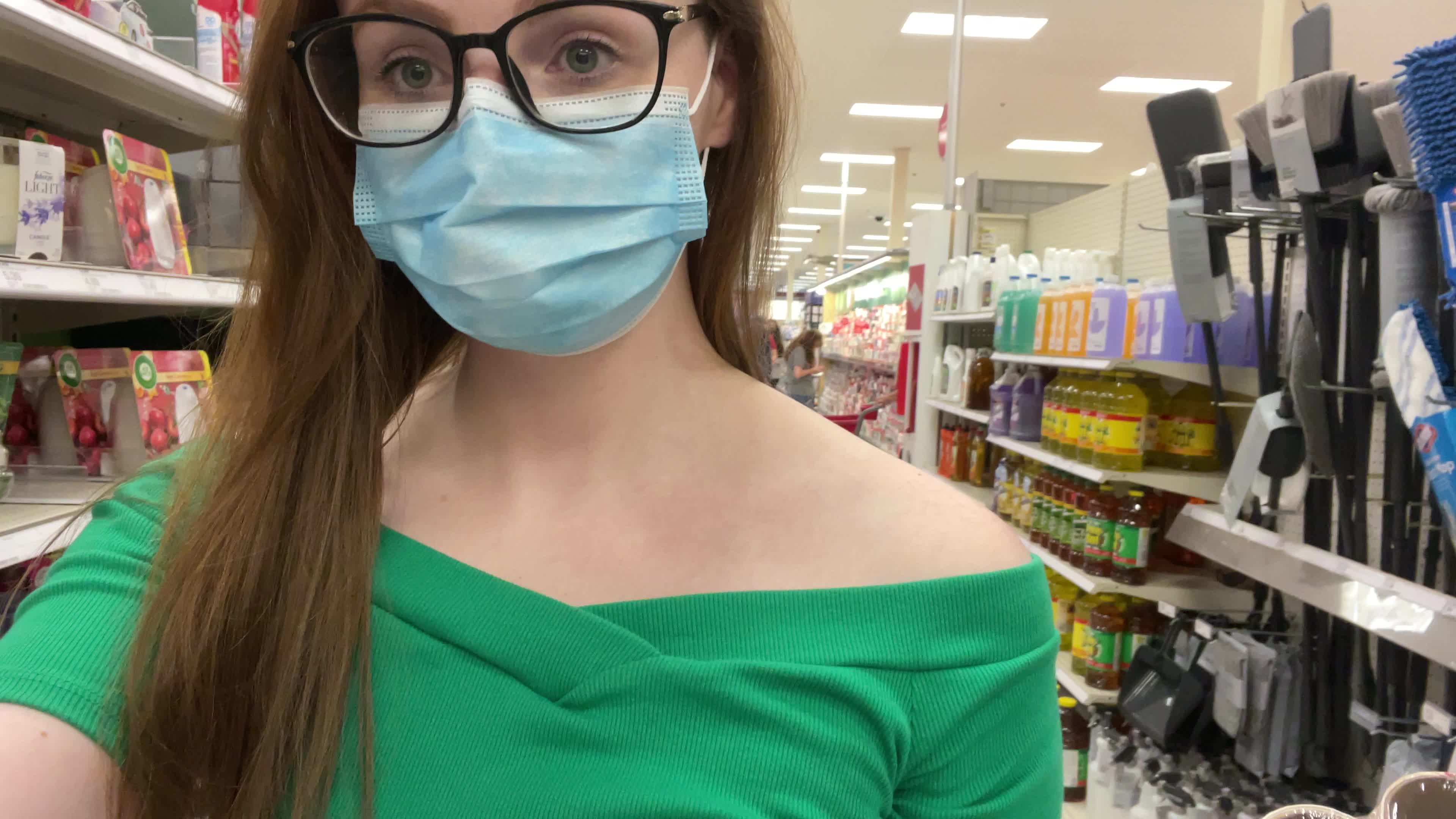To the guy who recognized me in Target, I hope you like my boobs!