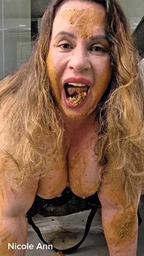 "Bratty Nicole eats shit and ash for daddy" (F)