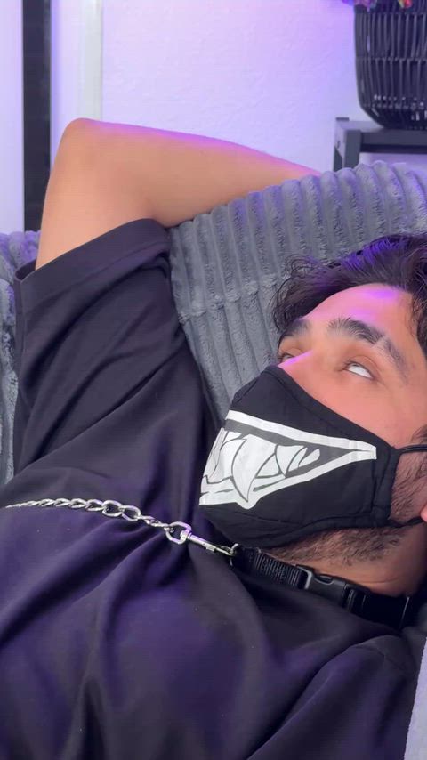 I told him if he could stay awake he could cum.