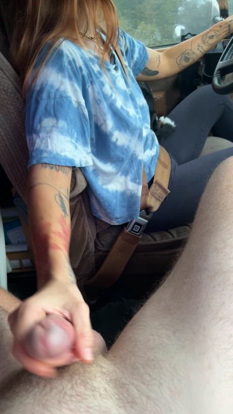 Handjob on the road anyone?