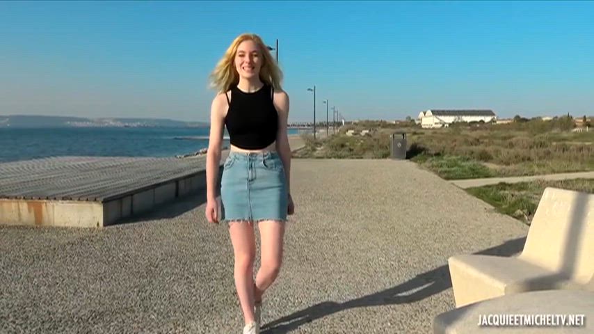 Blonde Face Fuck French Rough Sex Size Difference Student Teen Porn GIF by cognact