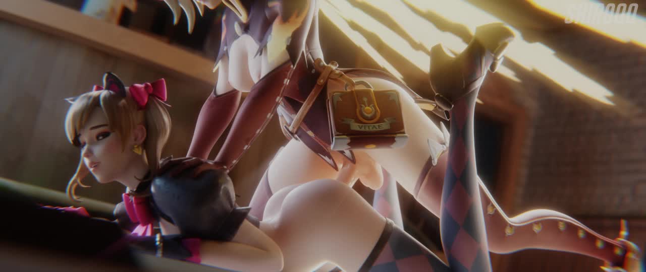 Futa Mercy fucking D.Va,
