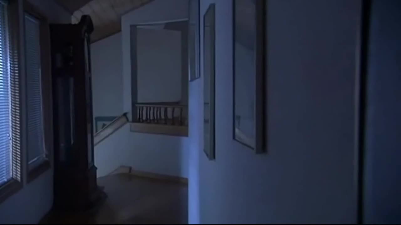 Annie Sorell shower scene with super slow-mo -- Satanic