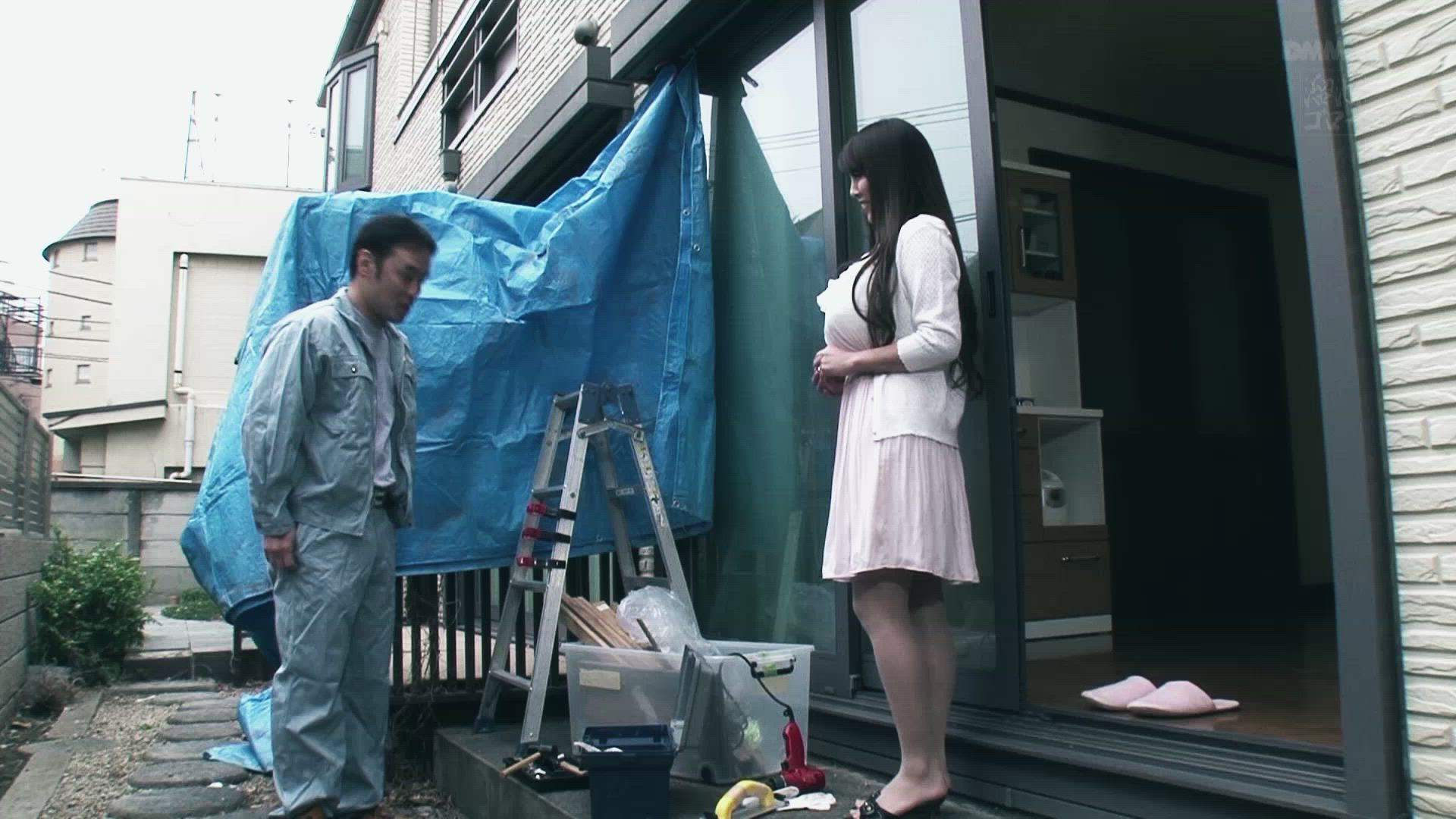 hero saves busty japanese wife and gets unexpected reward