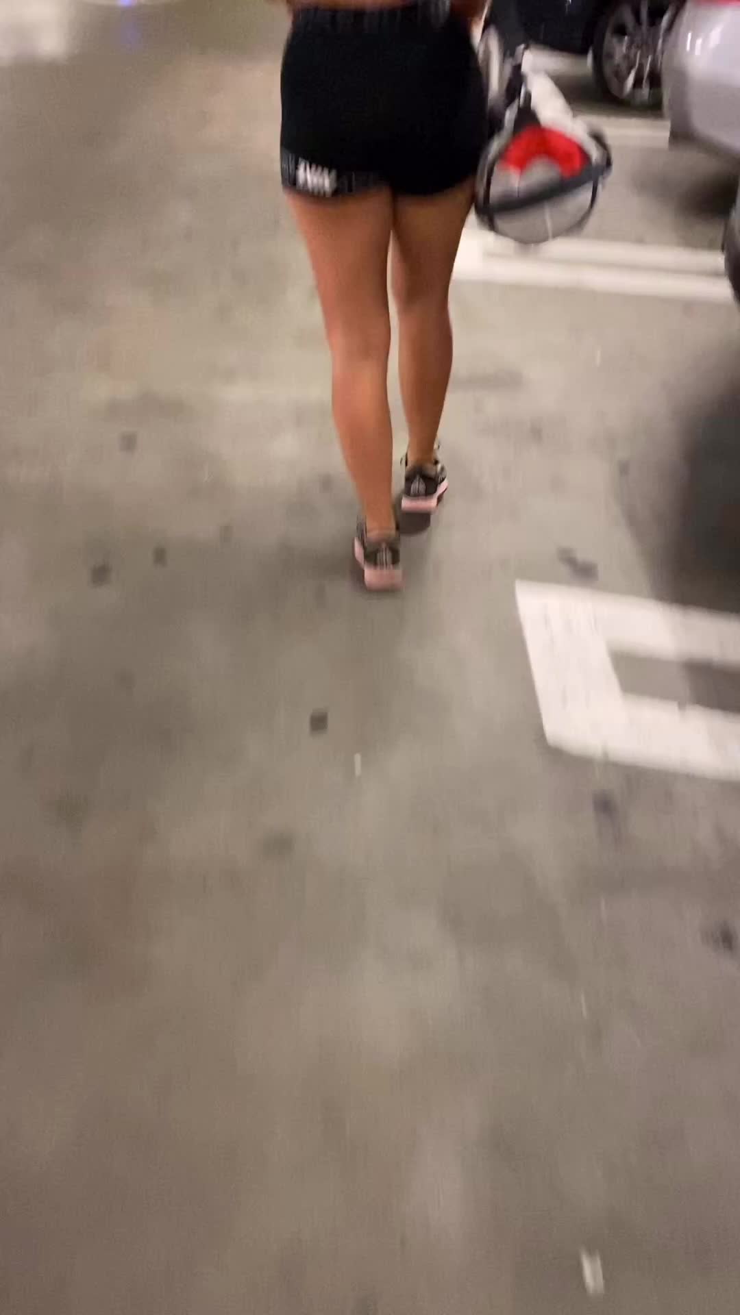 I had to take my Pre-Workout Titties and Booty shot to get warmed up for the gym.