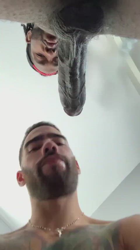 slurping on some BIG MEAT 👅