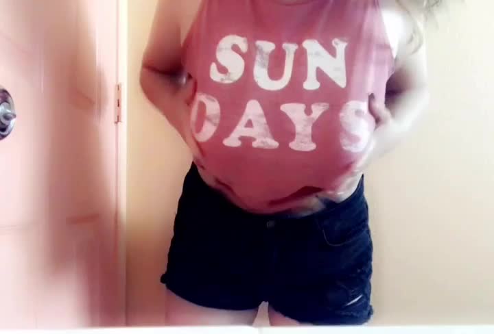 Here’s my Sunday best! Milky titty drop