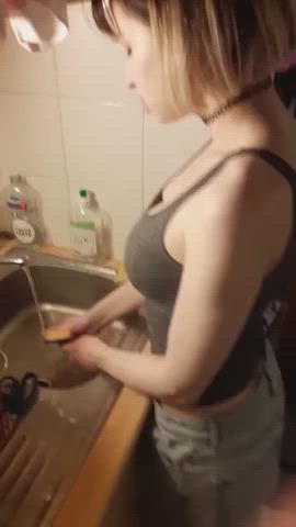 I was your son, no ambition, no direction. Just living in your basement. You grew tired of me contributing nothing. You decided to kick me out. Scared, I begged to stay, desperate to do anything to avoid having to work. You do come up with a deal.. I could stay if i became “woman” of the house [rp]