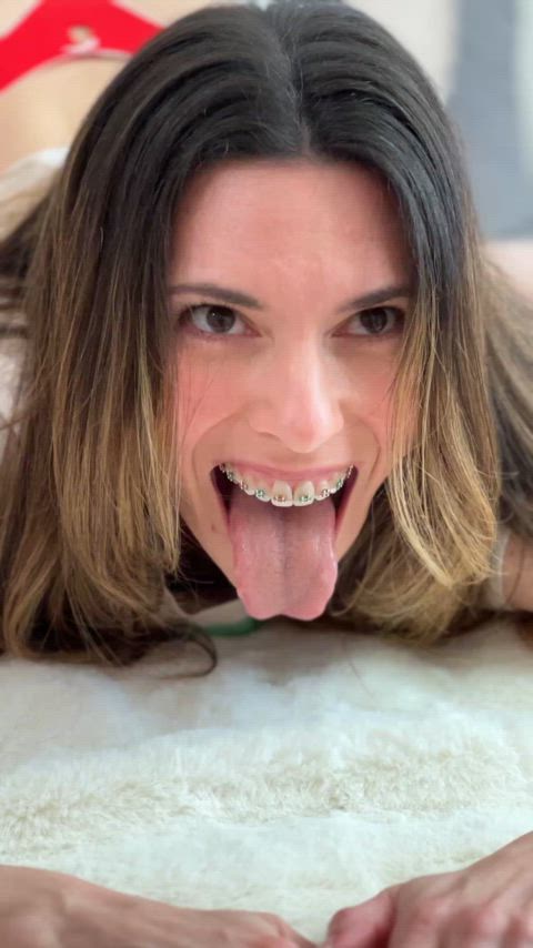 Just a little cum-drunk puppy waiting for her treat