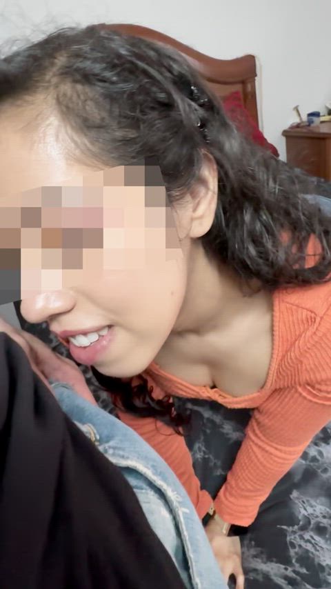 Can't resist the scent of his cock...