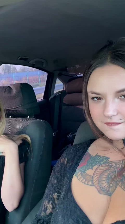 When she's driving, her breasts always become even sexier to me [r/titssucking]