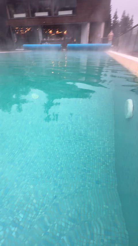 Pulling myself up out of this pool now