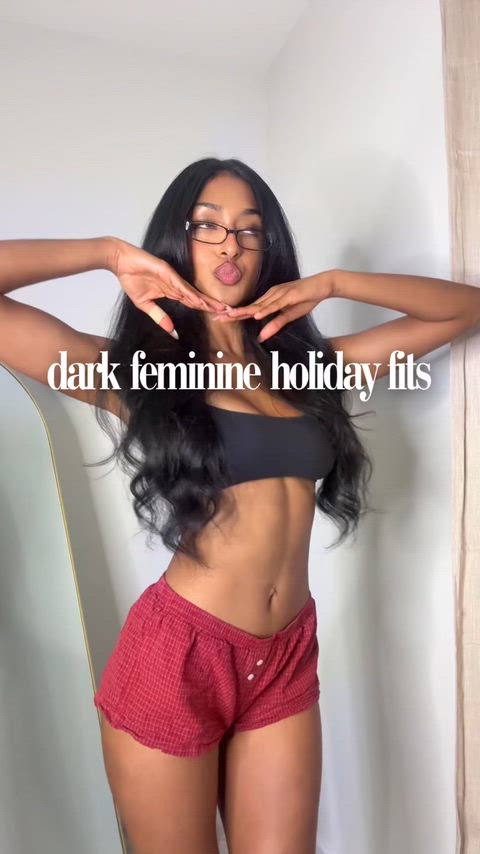 Showing off holiday fits