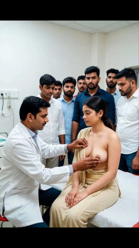 When your bf brings along his friends for your medical appointment