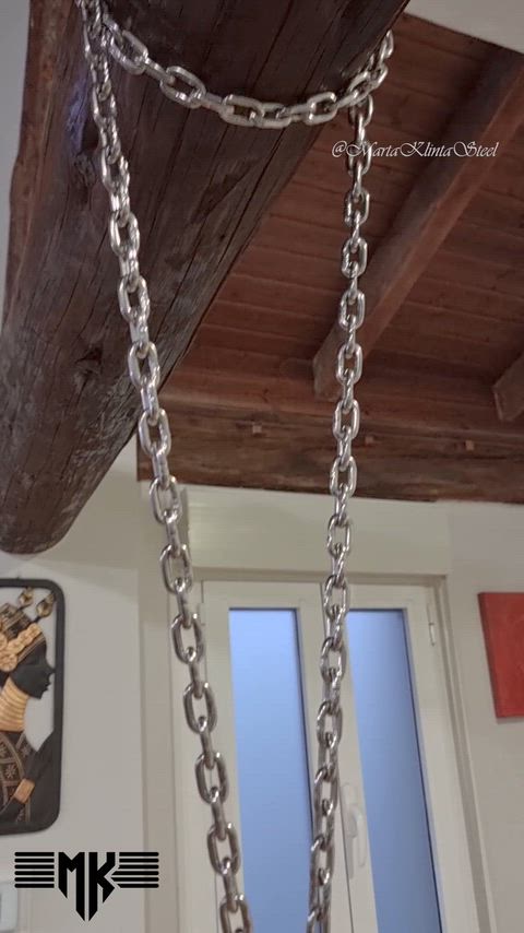 When in bondage I love putting good use to my stretched piercings! They make you so much more sensitive to any movement or restrictions. AAAAAnd I might have a little obsession to beams... they're just so useful!!