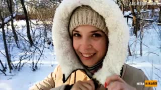 Sweet Russian Extreme Blowjob in the Park