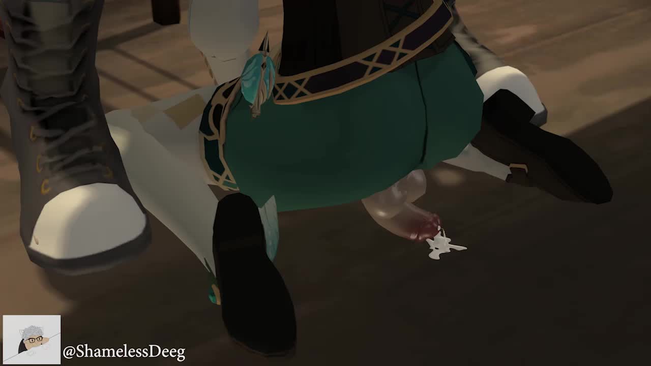 Venti Bothering some Adventurer, .