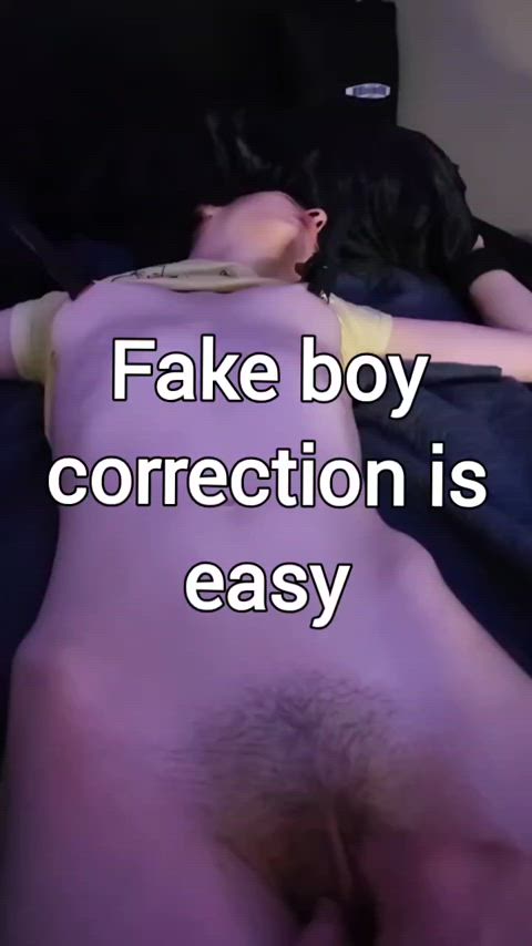 Fake boys are so easy to break