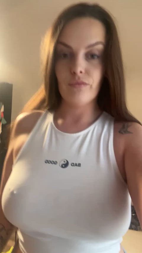 My boobs are … fill the missing word