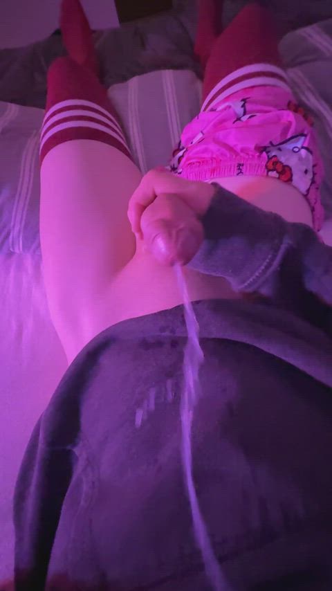 Big Dick Cum Cumshot Femboy Gooning Porn GIF by lanaloads