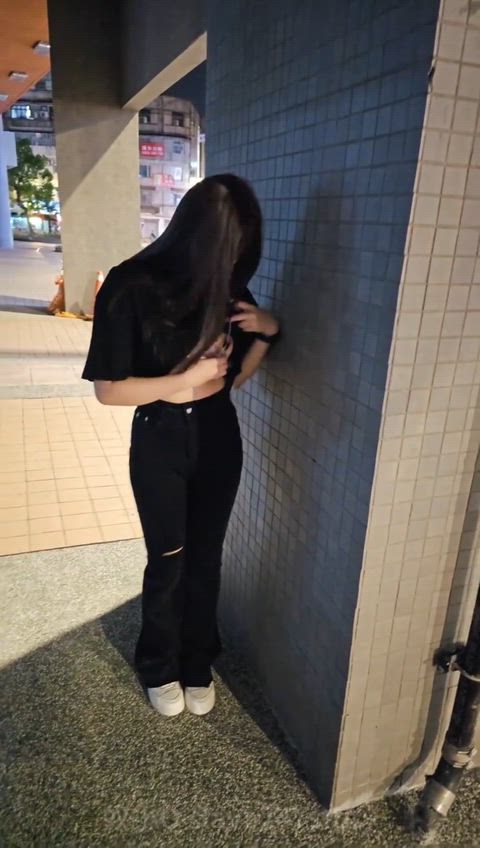 When I raise my arms, I just hope no one notices my nipple clamps.