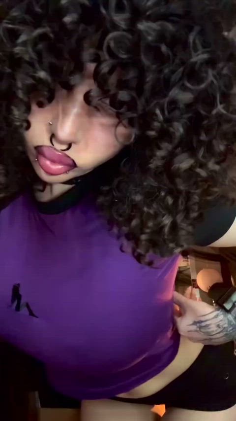 19honeysuckle 24/7 Alt Big Tits Bouncing Tits Curvy Goth cumslut milfnhoney urfavgothxx Porn GIF by temptedtigerxx
