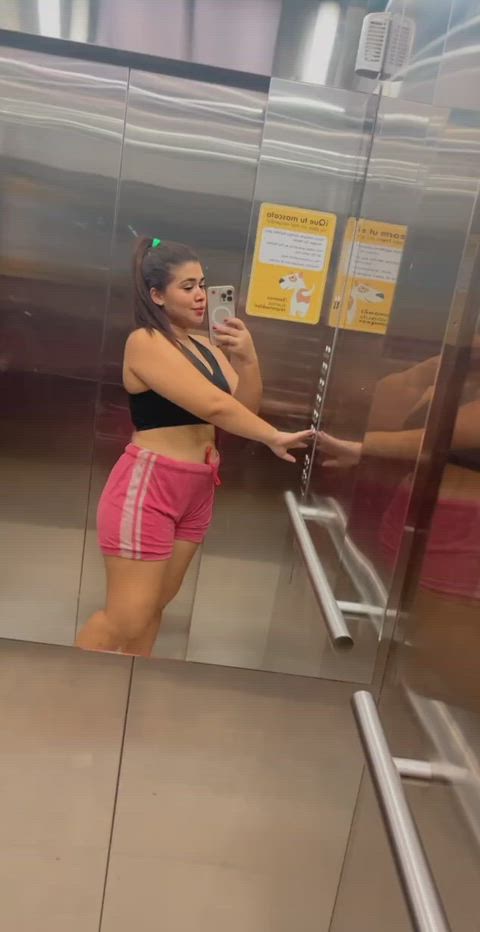 are we fucking if you saw me like this in the elevator?