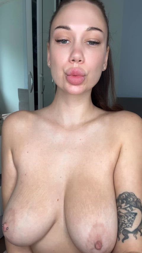 Do my saggy boobs make your dick harder?