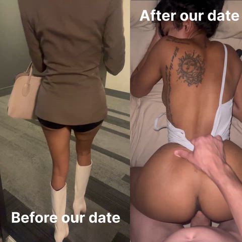 My typical first date.. they buy me dinner, I let them hit 🙊
