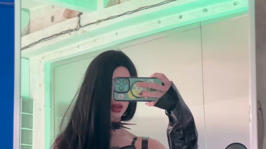 Amateur Babe Cute NSFW Public Strip Teen TikTok Tits Work Porn GIF by maariii
