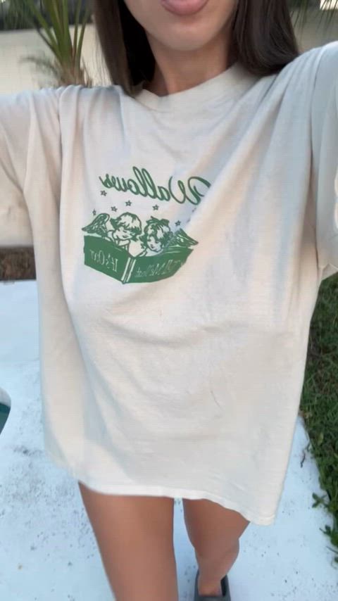 Here’s what I’m hiding under my t shirt ;)