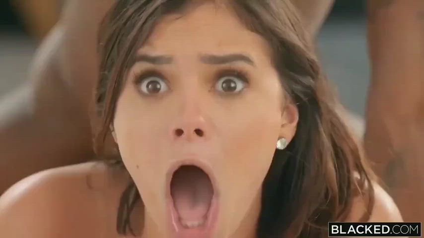 That BBC sliding into Violet Starr’s pussy got her making all kinds of faces