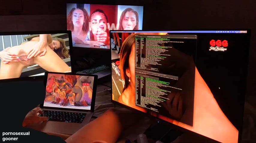 Another gooncave timelapse: 4 1/2 hours worshiping Goddess at 270x speed