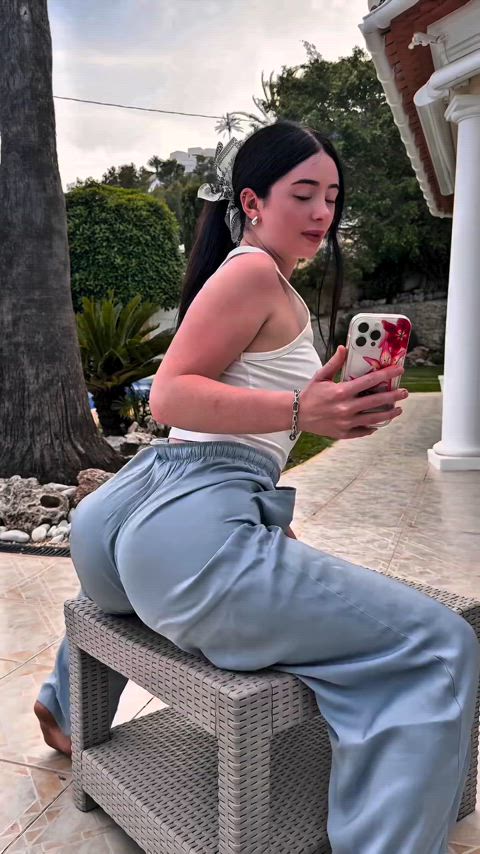 Flare Pants Ass Jiggling Like Crazy