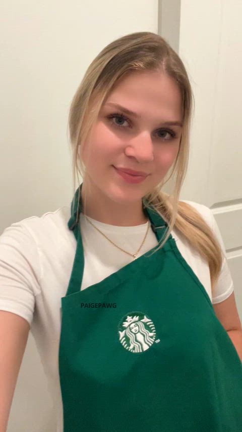 Can i give you a titty fuck at Starbucks