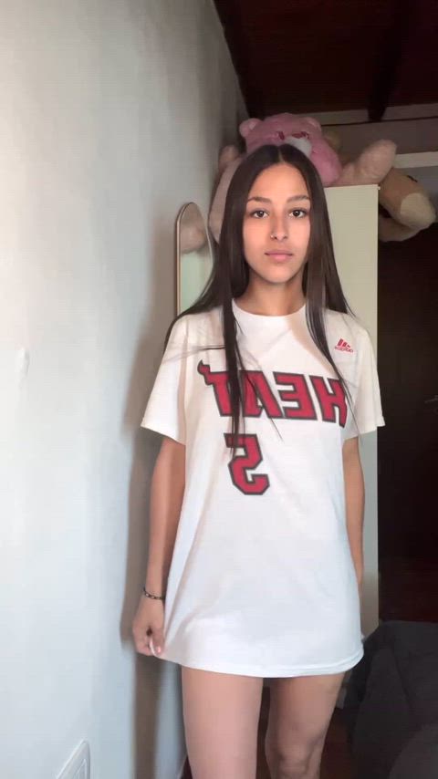 Ther’s always nothing under me t-shirt when im home